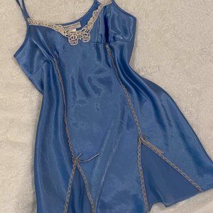 Vintage butterfly lace slip